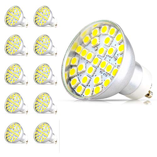 Mengjay 10 Pcs GU10 SMD5050 29LEDs 4W Energy Saving Lamper LED Spotlight 110V