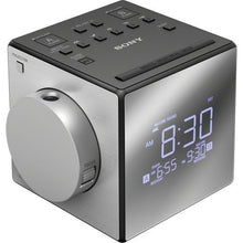 Load image into Gallery viewer, Sony Compact AM/FM Dual Alarm Clock Radio with Large LED Display Plus 6ft Kubicle Aux Cable Bundle
