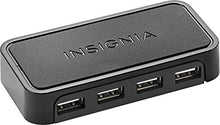 Load image into Gallery viewer, Insignia - 4-Port USB 2.0 Hub - Black
