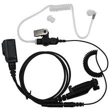 Load image into Gallery viewer, Tenq Split Air Tube Headset Headphone PTT Separate Earpieces for Hytera PD600 PD660 PD680 X1E X1P
