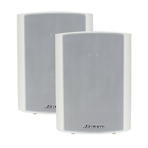 Intrasonic JA-T5W Indoor/Outdoor White Cube Speaker (Pair)