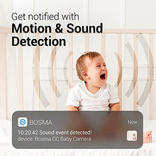 Load image into Gallery viewer, Bosma CapsuleCam Pro Baby Monitor, Indoor Security Camera with Phone app, 1080p HD WiFi Camera with 2 Way Audio, 162 Super Wide Angle, Color Night Vision, Motion &amp; Sound Detection, Free Local Storage
