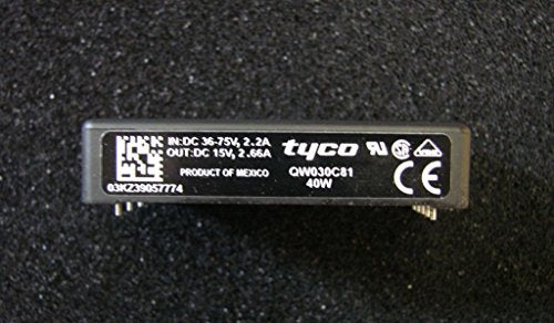 Tyco QW030C81 40W DC/DC Converter 36-75V to 15V/2.66A