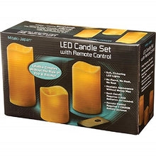 Load image into Gallery viewer, Mitaki HHCANDLE Japan Candle Set with Remote Control/Soft Flickering LED Lights/re, 6&quot;, Cream
