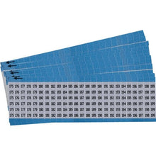 Load image into Gallery viewer, Brady AF-175-199-PK, 111065 Consecutive Numbers Wire Marker Card, (3 Packs of 25 pcs)
