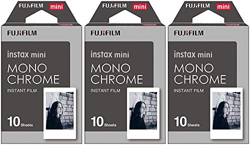 Fujifilm Mini Monochrome Film, 10 Exposures (3 Boxes)