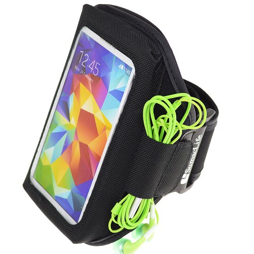 SumacLife Active Sports Armband for Samsung Galaxy S5 S 5 SV / S4 S 4 SIV / Galaxy S3 S 3 S? - Black