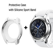 Load image into Gallery viewer, Gear S3 Frontier Band with Case, Shock-Proof and Shatter-Resistant Protective Case Cover with Silico
