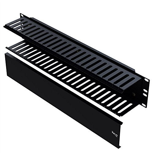 PANEL- FRONT FINGER DUCT- 24-SLOT- 2RMS (Catalog Category: Installation Equipment / Management Panels)