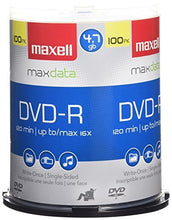 Load image into Gallery viewer, DVD-R Discs, 4.7GB, 16x, Spindle, Gold, 100/Pack, Sold as 2 Package
