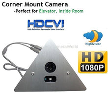 Load image into Gallery viewer, 1920 x 1080 HD CVI Corner Mount Security Camera 2.8mm Wide Angle Lens, Array LED, Prefect for Elevator, Inside Room.-Must BE Used with A CVI Capable DVR!

