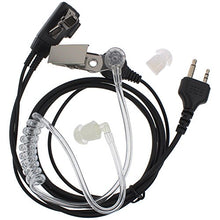 Load image into Gallery viewer, Aoer 2 Pin Covert Acoustic Tube Earpiece Headset For Midland Alan 2pin Two Way Radio Avp H3 Gxt900 L
