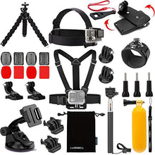 Load image into Gallery viewer, Luxebell Accessories Kit for AKASO EK5000 EK7000 4K WiFi Action Camera Gopro Hero 8 7 6 5/Session 5/Hero 4/3+/3/2/1 Max Fusion
