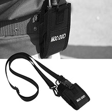 Load image into Gallery viewer, Zerone Portable Walkie Talkie Nylon Belt Case Bag with Adjustable Shoulder Strap Two Way Radio Holder Holster for MSC-20D
