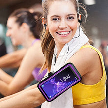 Load image into Gallery viewer, SOSONS Running Armband for Samsung Galaxy S8/S9/S10/S20/S21/S8+/S9+/S10+/S20+,Water Resistant Gym Case with Card Pockets and Key Slot
