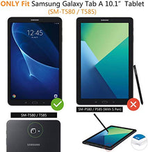 Load image into Gallery viewer, iCoverCase Samsung Galaxy Tab A 10.1 Inch (2016) Clear Case, Ultra Thin Clear Transparent Case Anti-Slip Flexible Soft TPU Gel Skin Back Cover for Samsung Galaxy Tab A 10.1 T585/T580 Tablet
