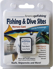 Load image into Gallery viewer, America Go Fishing - Fishing and Dive Sites Memory Card - Palm Beach County Florida

