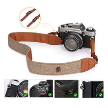 Load image into Gallery viewer, TARION Camera Shoulder Neck Strap Vintage DSLR Camera Belt for Nikon Canon Sony Pentax Cameras Classic Khaki (Upgraded Version)
