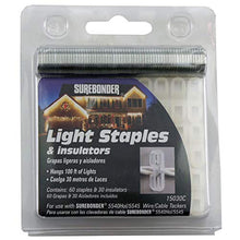 Load image into Gallery viewer, 15030 C Light Staples And Insulators   60 Staples And 30 Insulators

