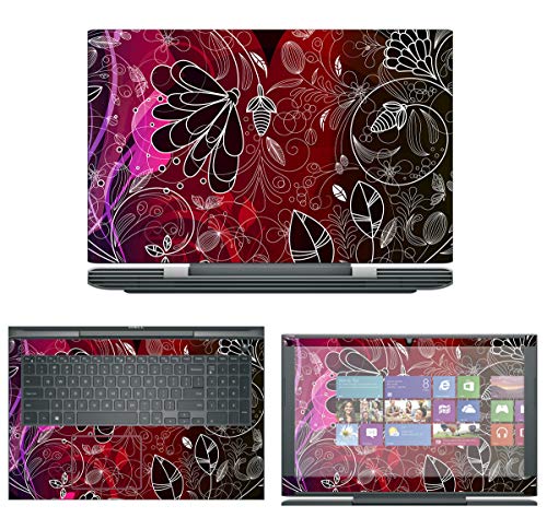 decalrus - Protective Decal Heart Skin Sticker for Dell G5 G5587 (15.6