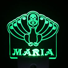 Load image into Gallery viewer, ADVPRO ws1011-tm Peacock Personalized Night Light Baby Kids Name Day/Night Sensor LED Sign

