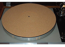 Load image into Gallery viewer, Cork 2mm Turntable Record Mat with Record Label Recess in The Center
