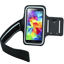 Load image into Gallery viewer, Armband Sports Gym Workout Cover Case Jogging Arrm Strap Band Neoprene Black for Verizon Samsung ATIV SE - Verizon Samsung Galaxy J3 - Verizon Samsung Galaxy J3 Mission Eclipse
