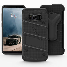 Load image into Gallery viewer, Zizo Samsung Galaxy S8 Plus Case, Bolt Series with Screen Protector, Kickstand, Military Grade Drop Tested, Holster Belt Clip
