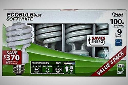 Feit Electric 23W Twist Light Bulbs 1 Box (4 Bulbs)