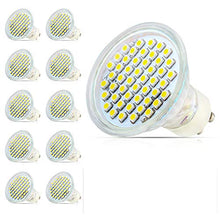 Load image into Gallery viewer, Mengjay 10 Pcs GU10 2.5W 110V 48 SMD 2835 LED spot Spotlight Energy Saving lamp Bulb Light Bulbs Warm White 3000K (Replaces 20W Halogen Lamps, 120  Radiation Angle, LED Bulbs, LED Bulbs)
