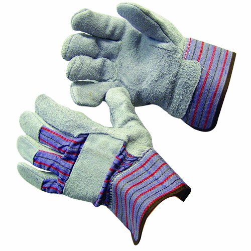 Bon Tool 84-369 Gloves - Leather Palm- Lg - (12 Pr/Pkg)