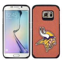 Load image into Gallery viewer, NFL Minnesota Vikings Classic Football Pebble Grain Feel Samsung Galaxy S6 Case, Brown
