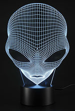 Load image into Gallery viewer, 3D Lamp USB Power 7 Colors Amazing Optical Illusion 3D Grow LED Lamp Alien Shapes

