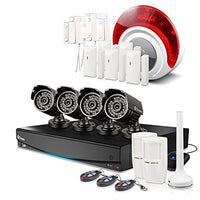 Swann SWVAK-834254C Integrated Video & Alarm Security System (8 Channels, 960H Resolution, 1TB Recording, 4 x Pro-735 Cameras, A