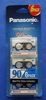 Panasonic RT-906MC Microcassette.6-Pack. 90min capacity for each tape.