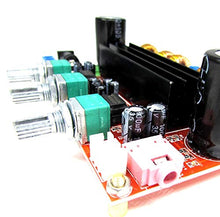Load image into Gallery viewer, XH-M139 2.1 channel digital power amplifier board 12V-24V wide voltage TPA3116D2 2 * 50W+100W (one power amp board)
