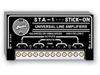 STA-1 - Stick-On Series Dual Channel Electronic Transformer/Line Amplifier