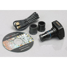 Load image into Gallery viewer, 40X-1600X Binocular Microscope + 1.3MP Digital Camera + Mech. Stage
