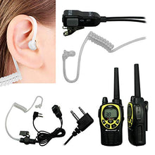 Load image into Gallery viewer, Two Way Radio Earpiece Transparent Security Earphone Concealed Surveillance Headset Walkie Talkie Headphone with PTT/VOX  Pair
