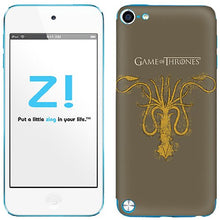 Load image into Gallery viewer, Zing Revolution Game of Thrones Premium Vinyl Adhesive Skin for iPod Touch 5, Greyjoy S2, MS-GOT90198
