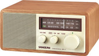 Sangean All in One AM/FM Radio with Large Easy to Read Backlit LCD Display