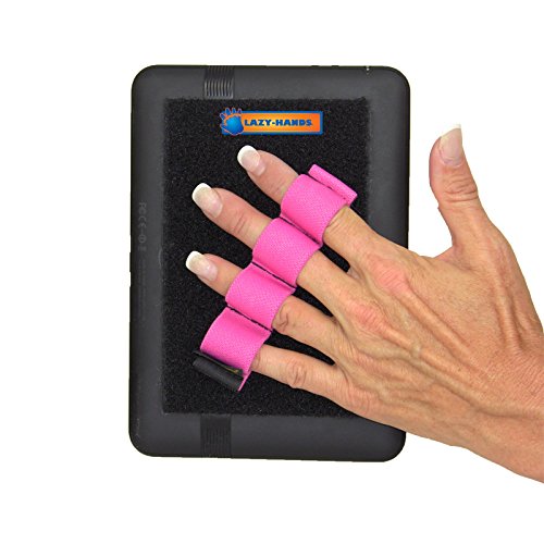 LAZY-HANDS 4-Loop Grip (x1 Grip) for e-Reader - XL - Pink