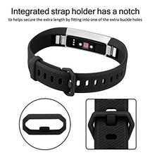 Load image into Gallery viewer, Baaletc Silicone Rubber Replacement Accessory Band/Wristband Bracelet Strap with Buckle Compatible for Fitbit Alta/HR/Ace Fitness Tracker
