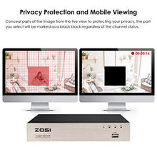 Load image into Gallery viewer, ZOSI 8CH 1080P Security Camera System Outdoor with 1TB Hard Drive,H.265+ 8Channel 1080P CCTV Recorder 8pcs HD 1920TVL Home Surveillance Cameras with 120ft Night Vision Easy Remote Access Motion Alert
