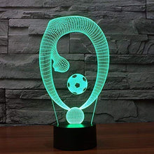 Load image into Gallery viewer, 3D Jujitsu Night Light Illusion Lamp 7 Color Change LED Touch USB Table Gift Kids Toys Decor Decorations Christmas Valentines Gift
