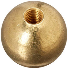 Load image into Gallery viewer, Antique Brass Ball Lamp Shade Finial
