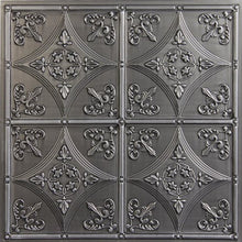 Load image into Gallery viewer, Cathedral Ceiling Tile (24&quot; x 24&quot;) (Antique Nickel)
