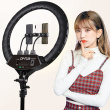 Load image into Gallery viewer, ZOMEI Right Light Kit,Ring Light with Stand,18&quot; LED Dimmable Ring Light for Beauty Facial Make Up Live Stream Camera Smartphone YouTube

