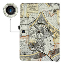 Load image into Gallery viewer, Verizon Ellipsis 10 Rotating Case,Mama Mouth 360 Degree Rotary Stand with Cute Cover for 10.1&quot; Verizon Ellipsis 10 Android Tablet,Map White
