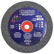 Load image into Gallery viewer, Shark 2010 5-Inch by 0.5-Inch by 0.5-Inch Bench Seat Grinding Wheel with Grit-46
